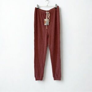 BLU PEPPER Ribbed Lounge Joggers Pants NWT SM 27" Inseam